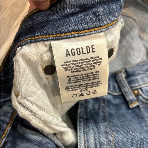COPY - Agolde Women’s Sz 28 Jeans Mid Rise Straight Toni Cropped Ankle Pockets … - Picture 10 of 16